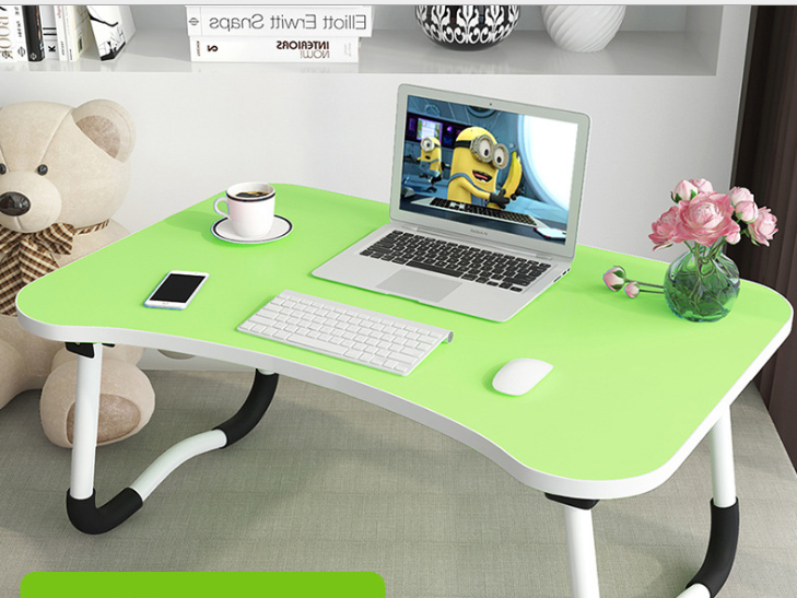 Foldable Laptop Desk with Cup Holder & Card Slot