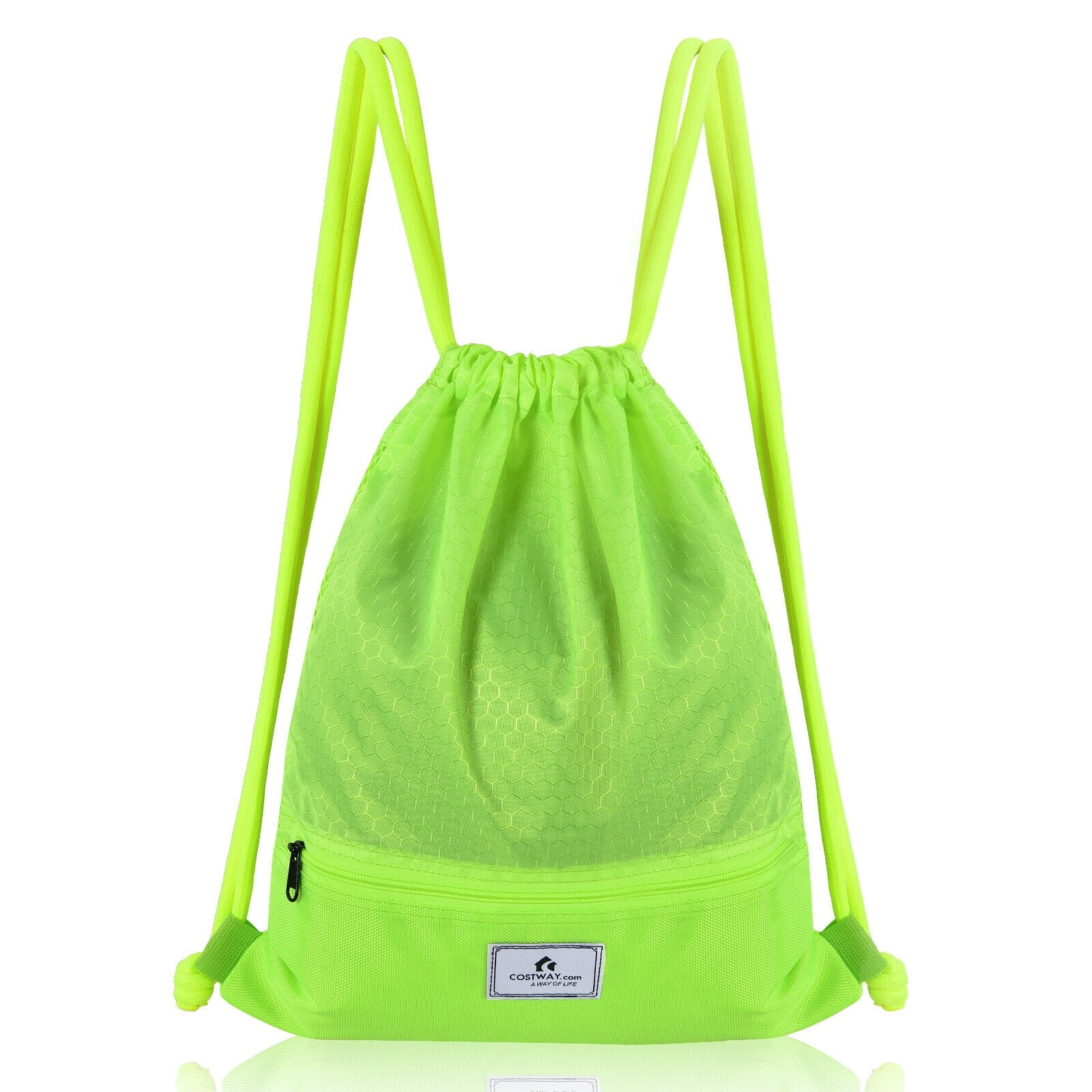Foldable Drawstring Backpack – Lightweight College Bag for Campus & Gym