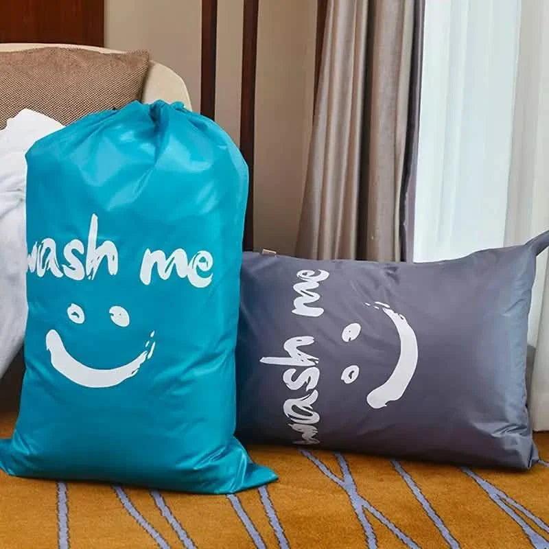 2-Pack: Wash Me Dorm Laundry Bags for Athletes