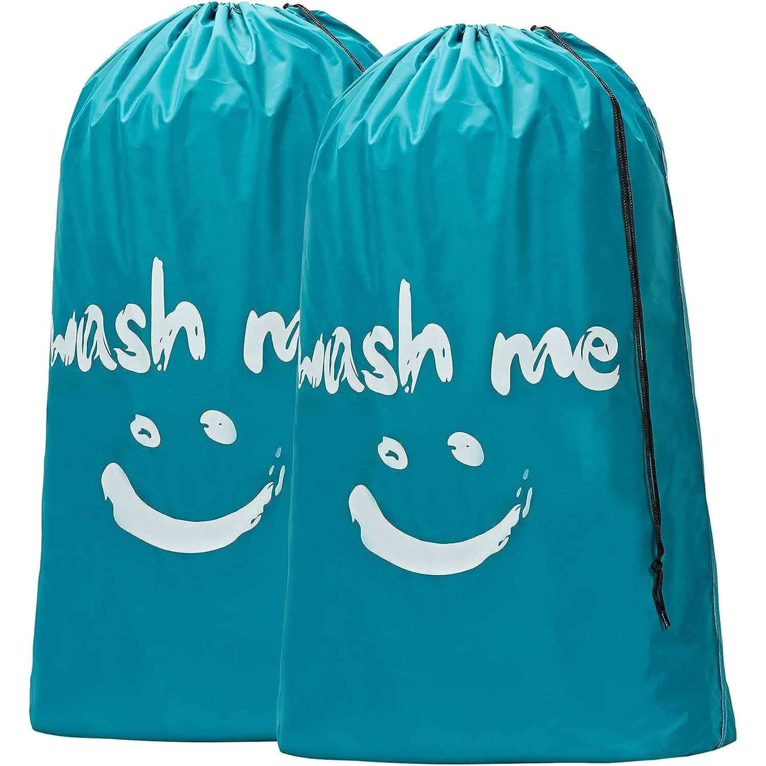 2-Pack: Wash Me Dorm Laundry Bags for Athletes