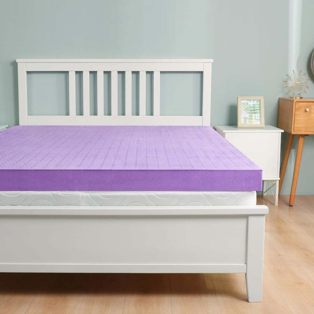 3 inch Twin (39"x75") Gel Memory Foam Mattress Topper Ventilated Soft Mattress Pad Bed Topper CertiPUR-US Certified Twin Size