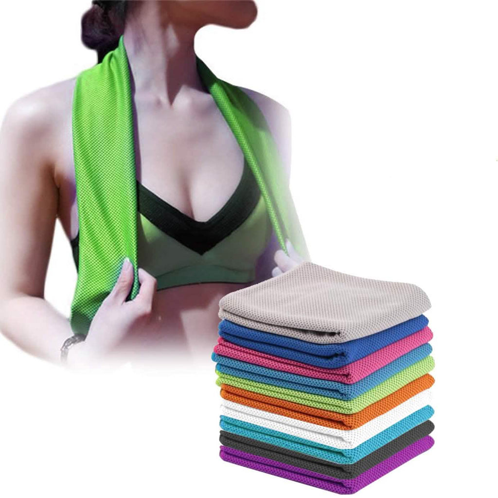 Cooling Towels for College Students – 4-Pack for Gym, Outdoor & Campus Life