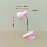 Mini Book Lamp: Eye Protection, Warm Light Clip Lamp