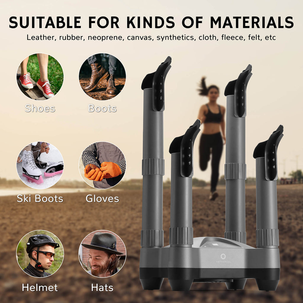 Shoe & Boot Dryer with Ozone Deodorizer — For the Busy Athlete