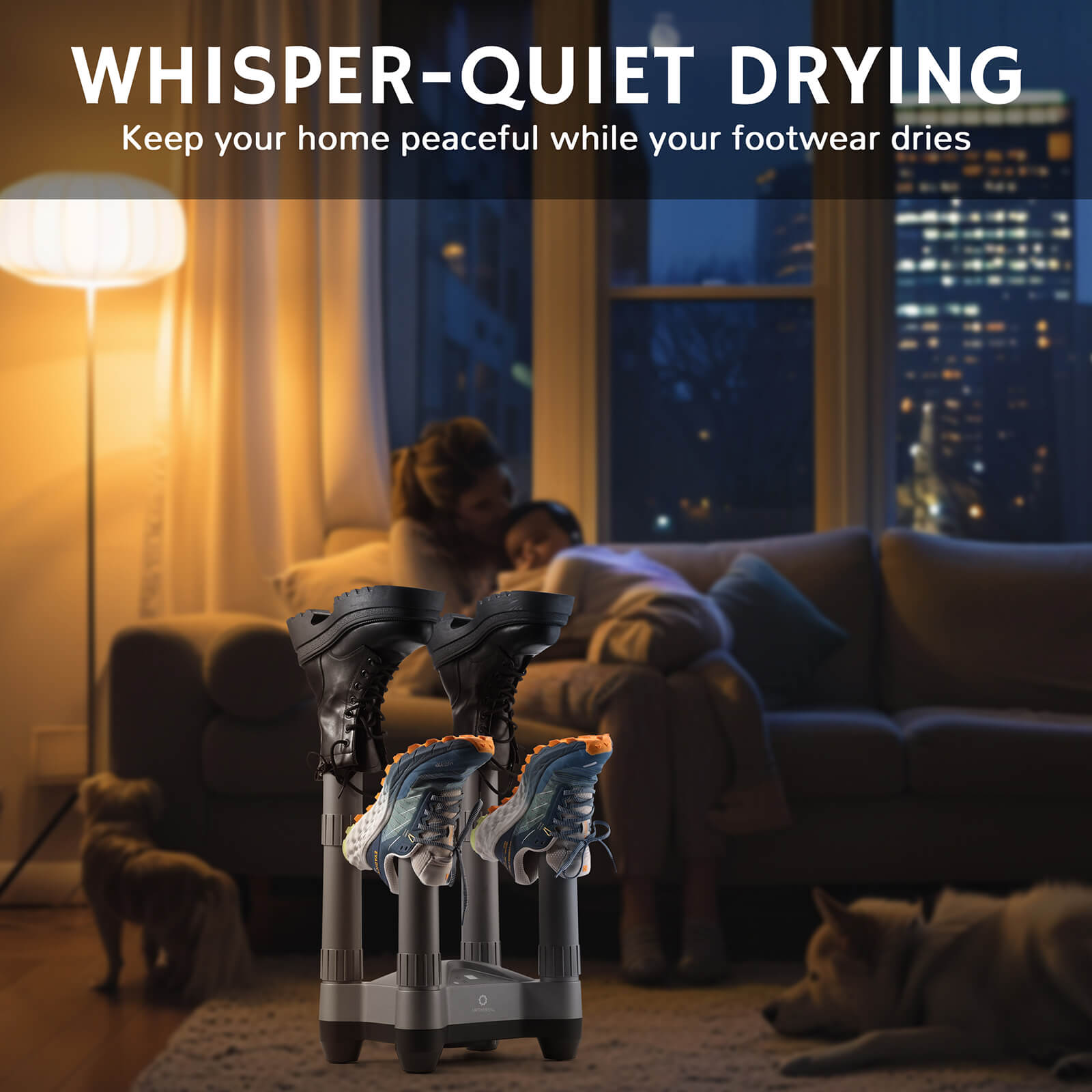 Shoe & Boot Dryer with Ozone Deodorizer — For the Busy Athlete