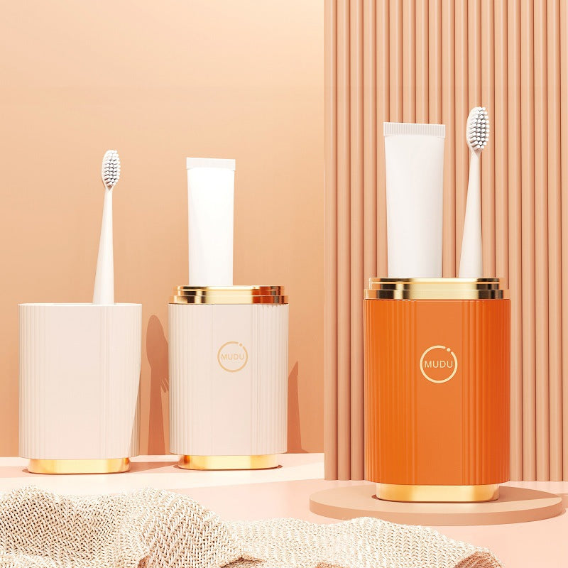 Toiletry Set with Covered Toothbrush Holder Perfect for Dorm and Shared Bathrooms