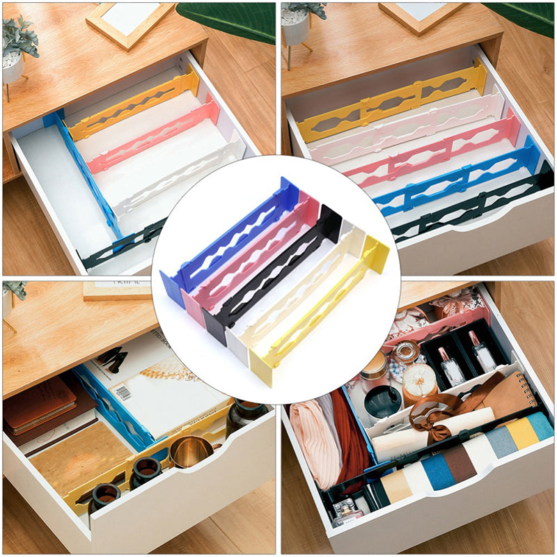 Adjustable Drawer Dividers – Expandable Organizer for Dorm, Kitchen & Office