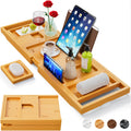 Expandable Bathtub Tray Caddy — The Ultimate Unwind After a Long Day of Classes