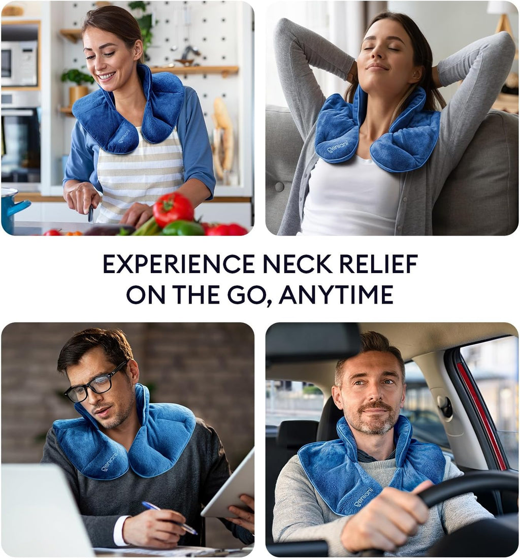 Recovery Heating Wrap for Student Athletes — Cordless Neck & Shoulder Relief