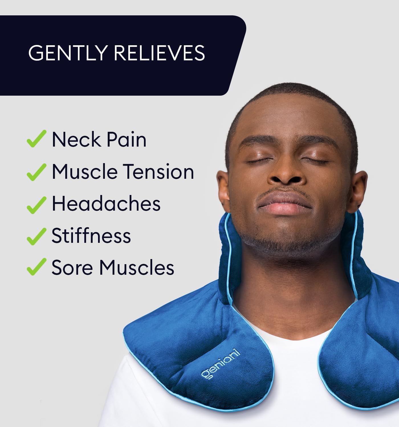 Recovery Heating Wrap for Student Athletes — Cordless Neck & Shoulder Relief