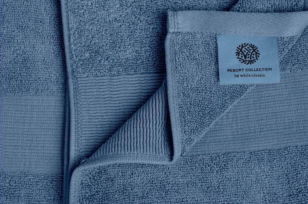 Soft Bath Towels for Dorm 4 Pack Luxury Plush Cotton 28x55 Inches