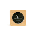 Silent Analog Alarm Clock – Minimalist Wood Design