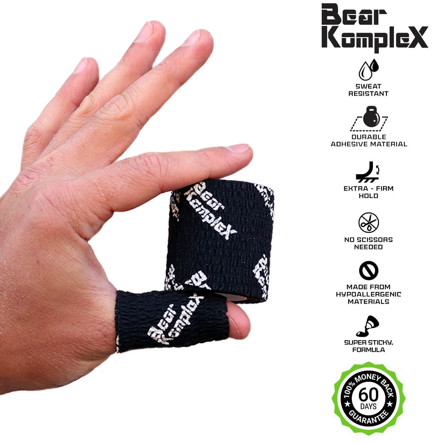 Sports Tape for Athletes – Hook Grip, Lifting & Training