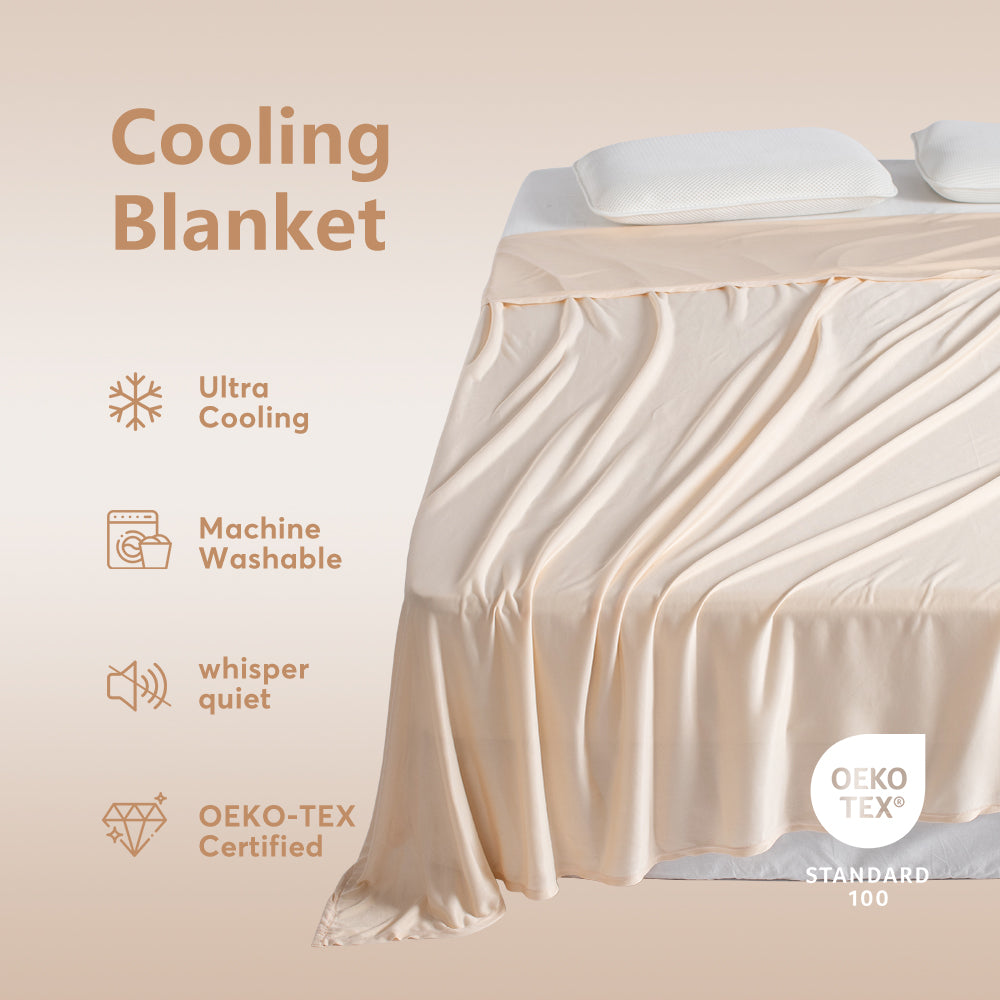 Ultra Soft Cooling Blanket – Breathable & Lightweight for Dorm Beds