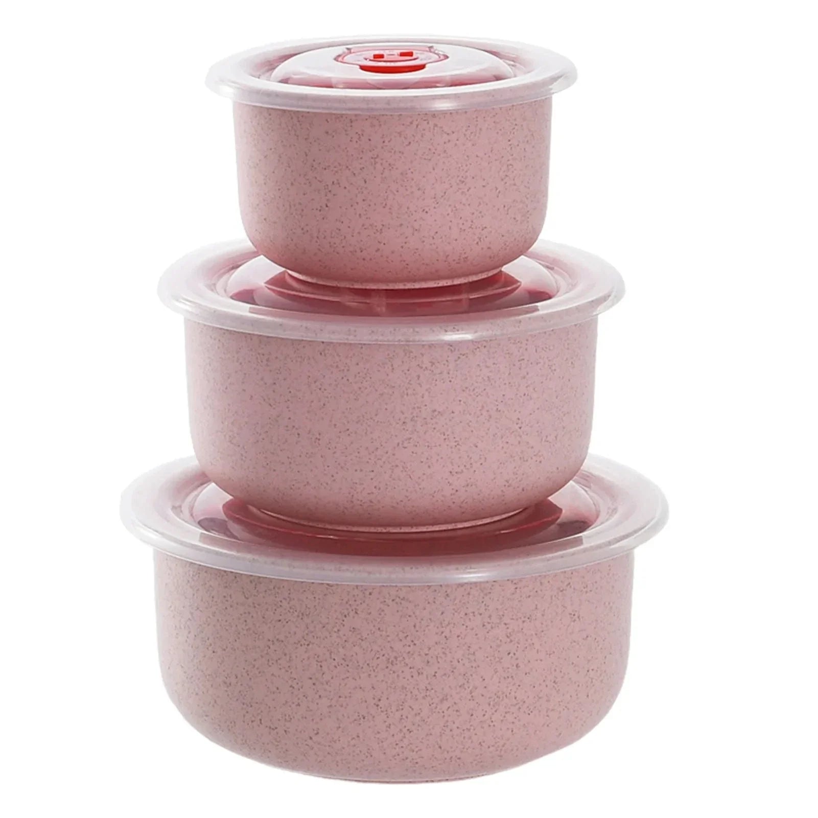 Bento Meal Prep Containers for Dorm Life — Set of 3, Microwaveable