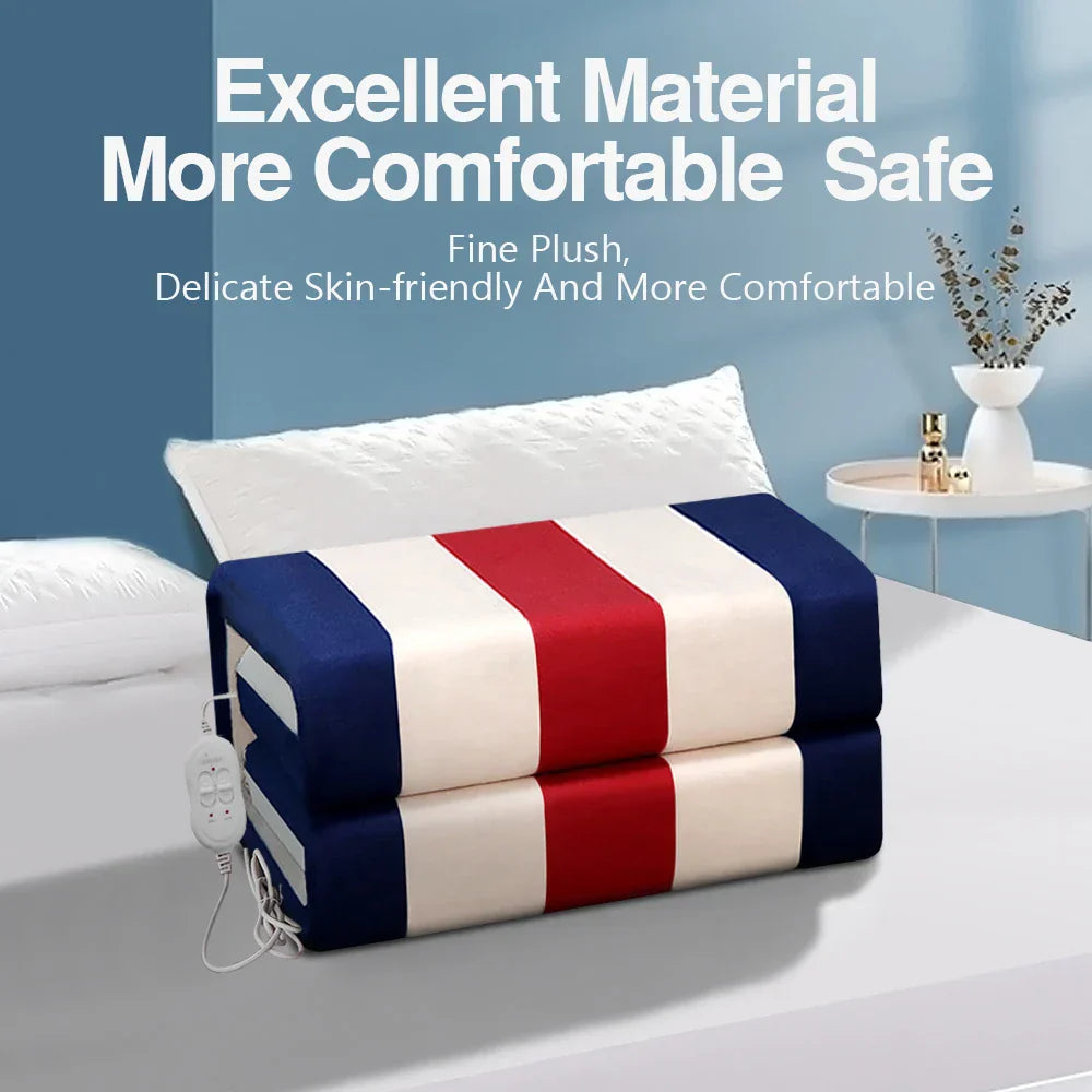 Electric Blanket with Adjustable Heat Settings