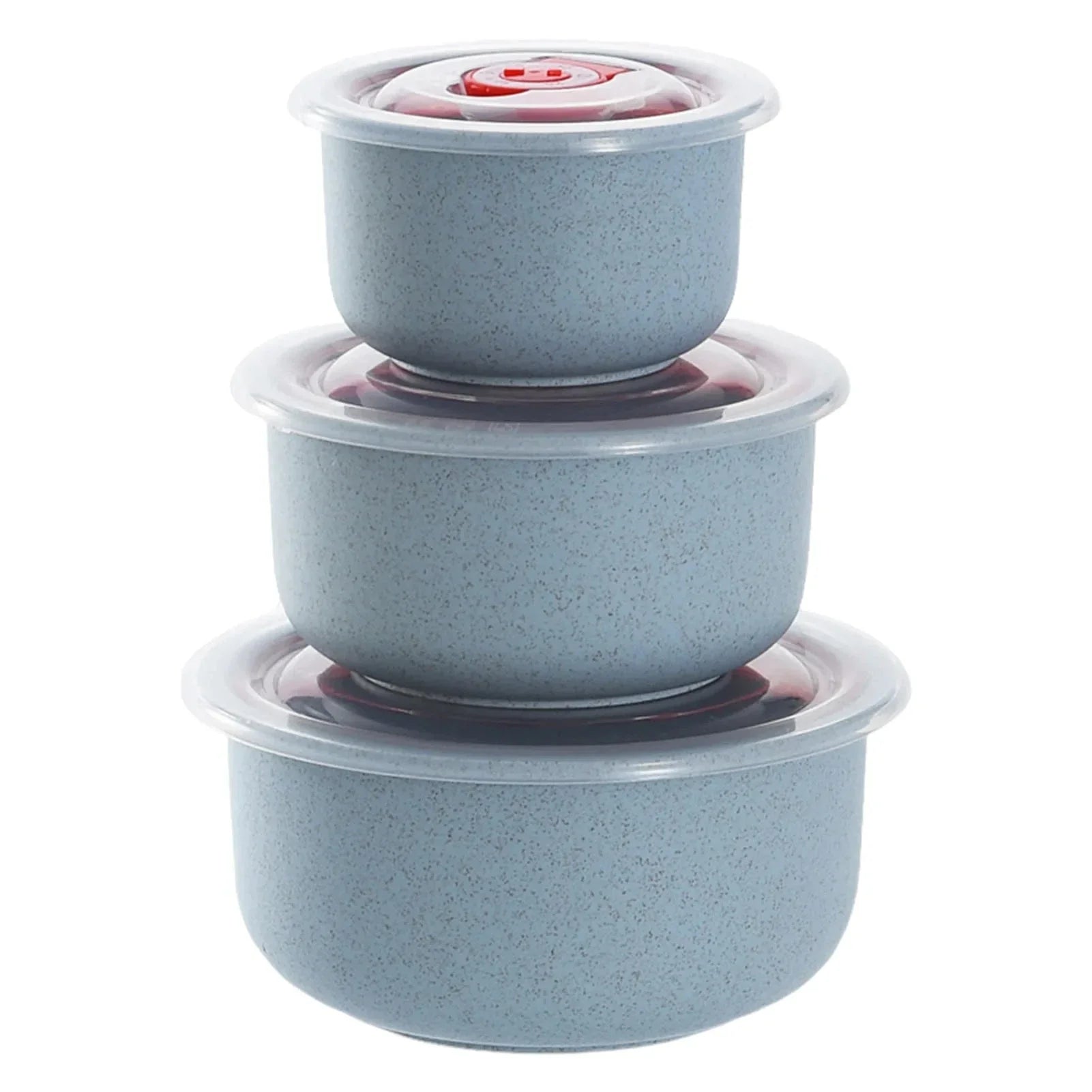 Bento Meal Prep Containers for Dorm Life — Set of 3, Microwaveable