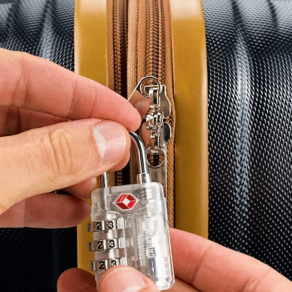 TSA Approved Combination Padlock – Dorm Room, Gym & Travel Lock for College