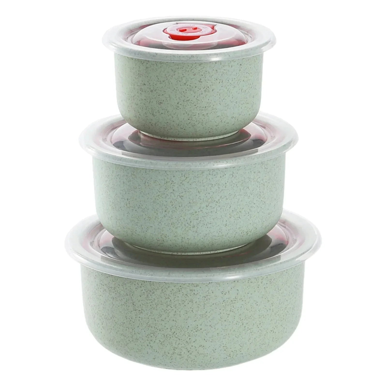 Bento Meal Prep Containers for Dorm Life — Set of 3, Microwaveable