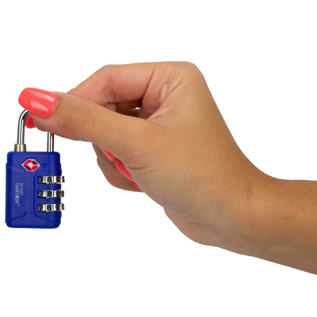 TSA Approved Combination Padlock – Dorm Room, Gym & Travel Lock for College