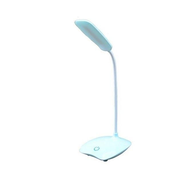 Rechargeable LED Desk Lamp with Touch Dimmer & Flexible Neck