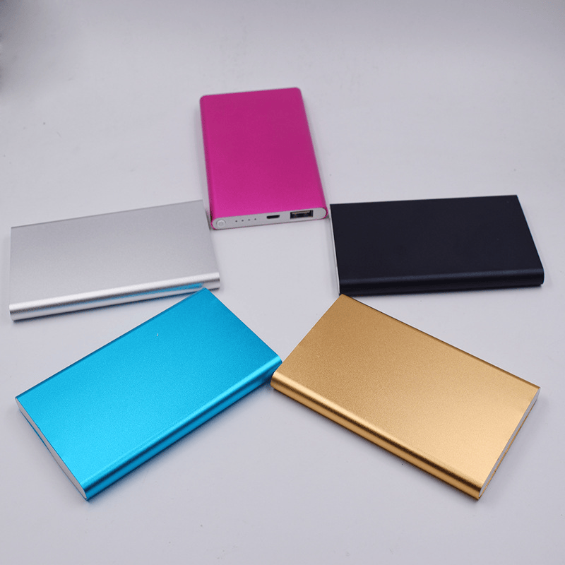Ultra-Thin 5000mAh Portable Power Bank for College Life — Slim, Light & Always Ready