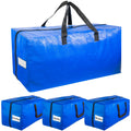 Extra Large Moving Bags — 4-Pack Heavy Duty Storage Totes for Dorm Move-In