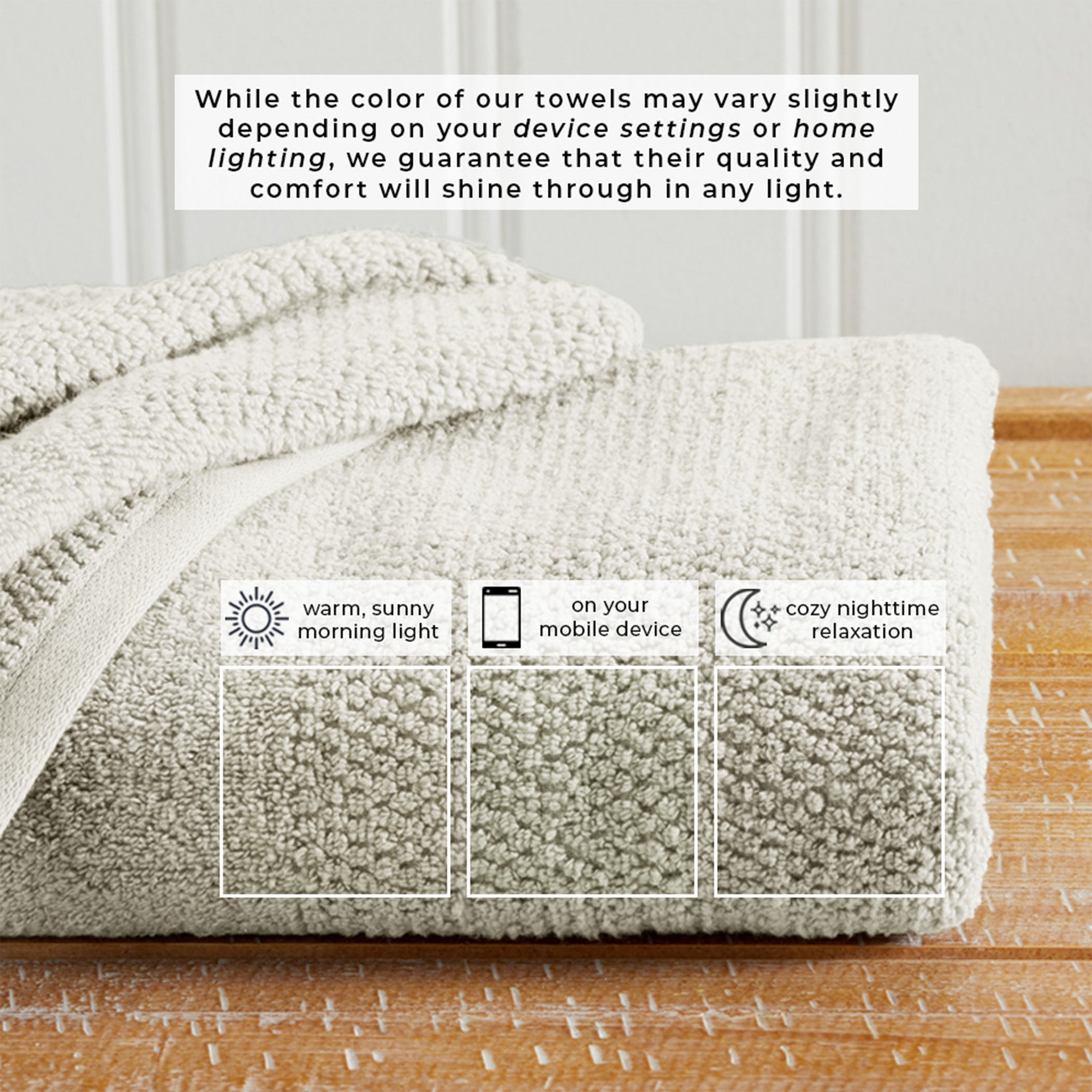 Cotton Woven Bath Towel Set