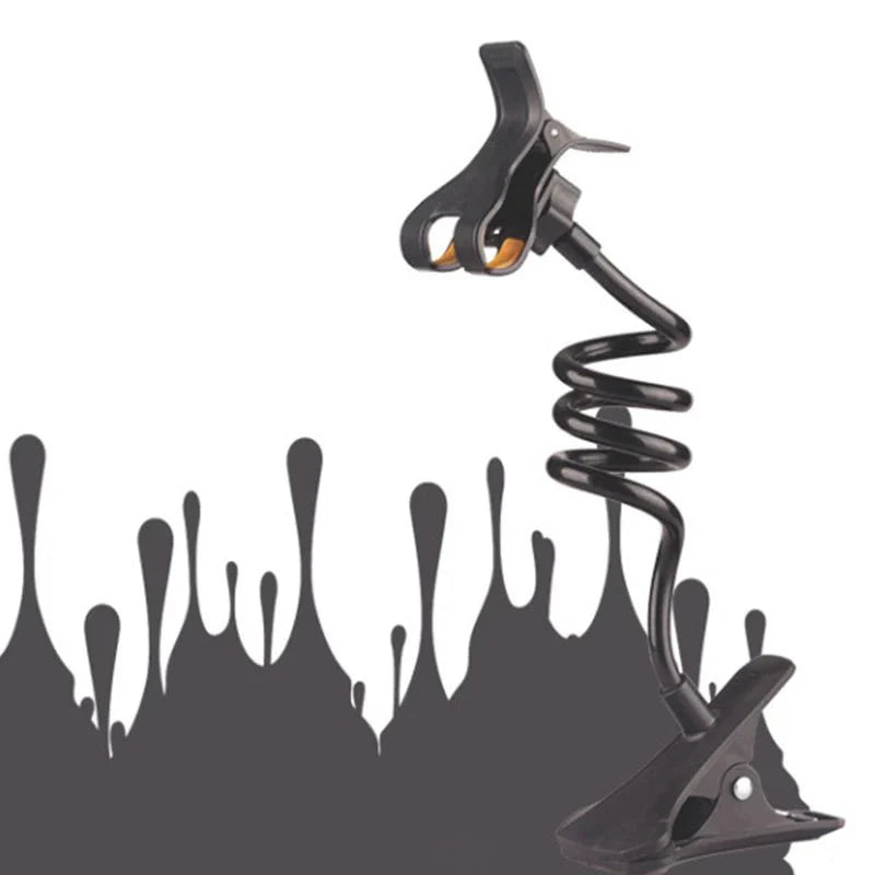 Flexible Gooseneck Phone Holder for Bed, Desk & Car