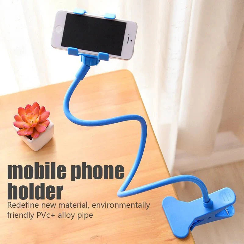 Flexible Gooseneck Phone Holder for Bed, Desk & Car