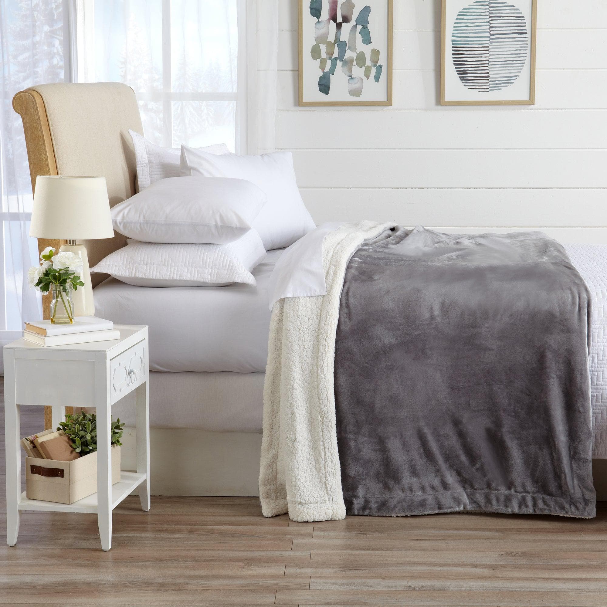 Velvet Plush Sherpa Blanket