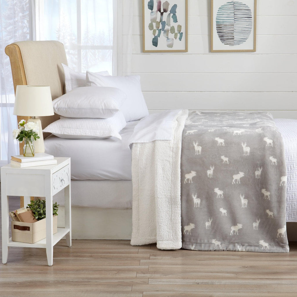 Velvet Plush Sherpa Blanket