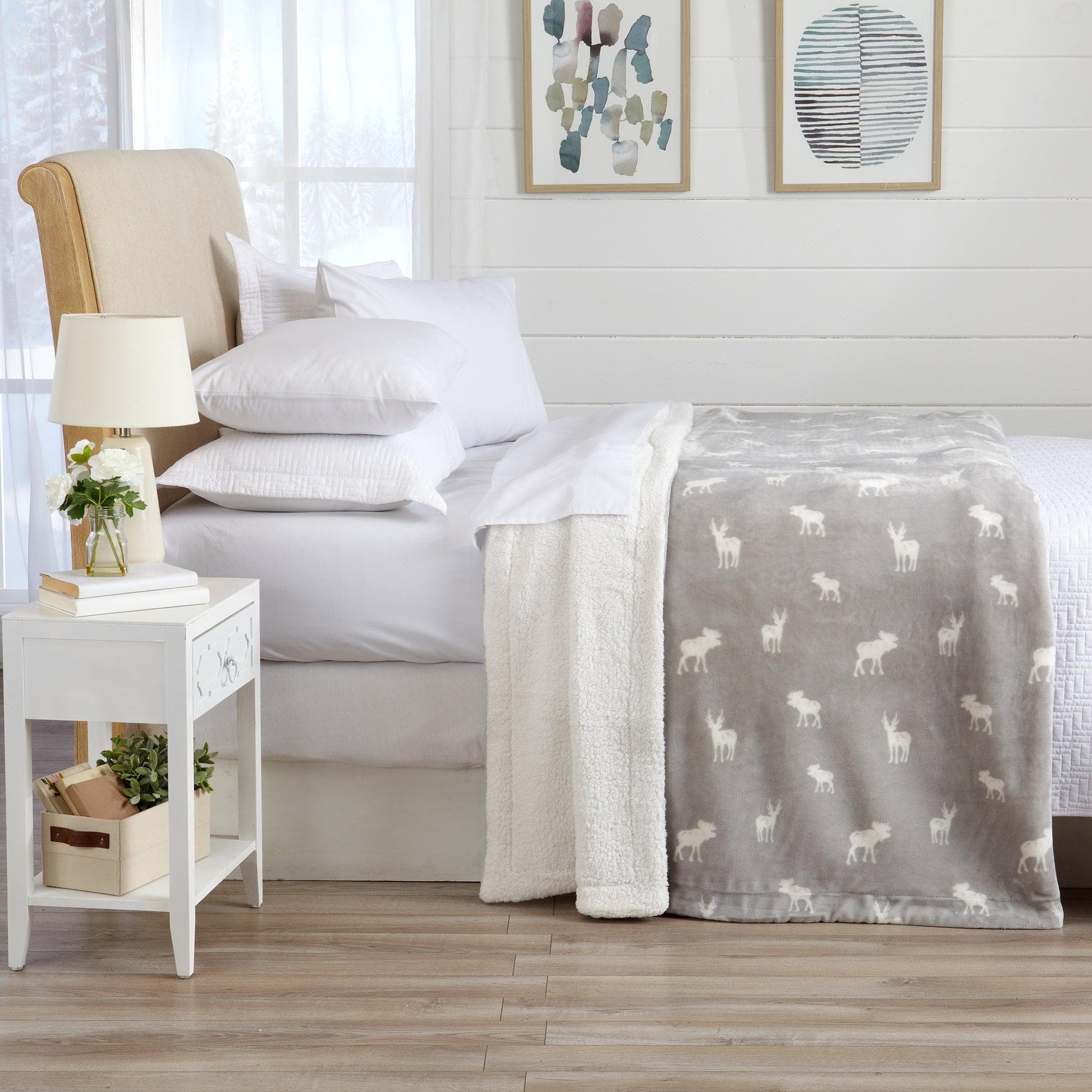 Velvet Plush Sherpa Blanket