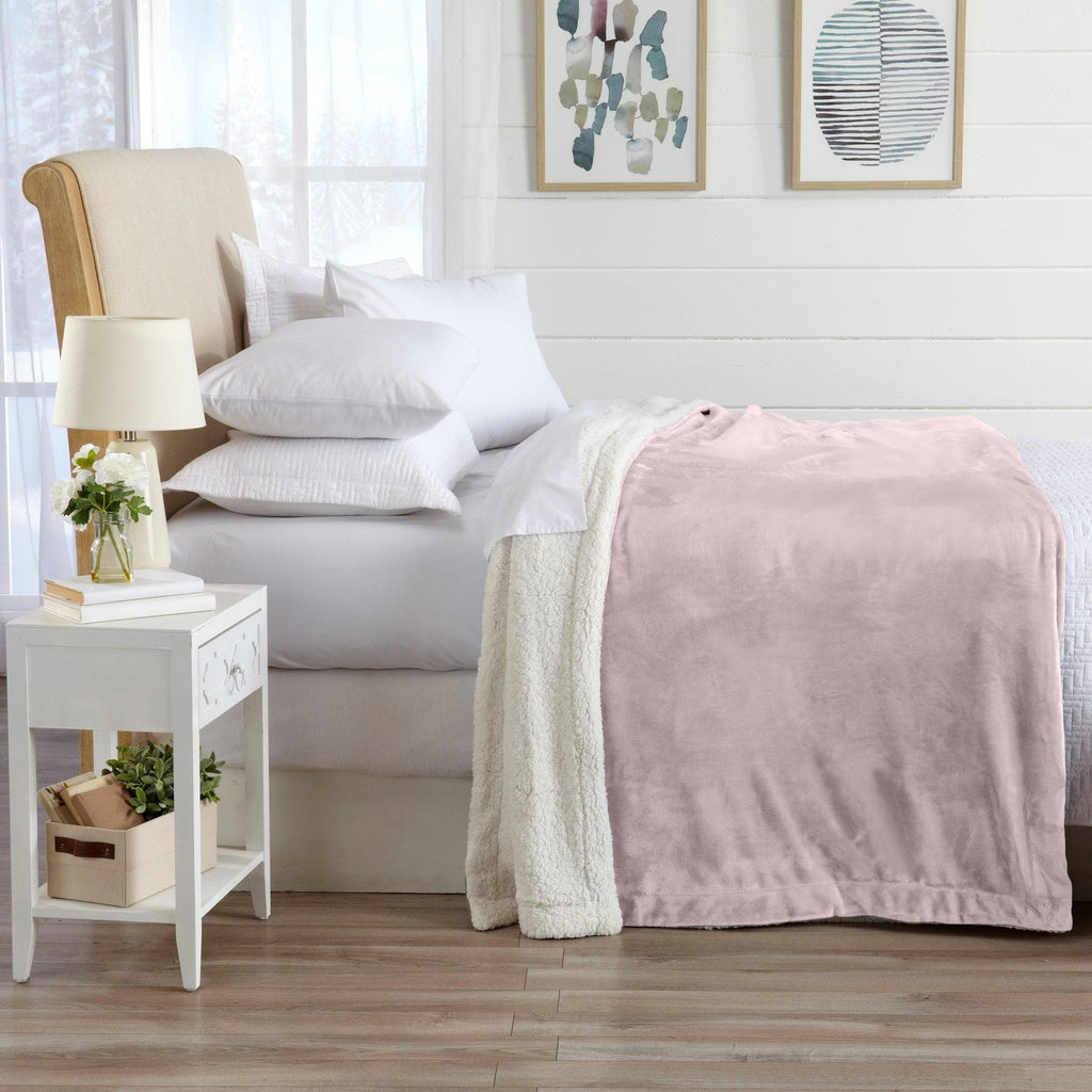 Velvet Plush Sherpa Blanket