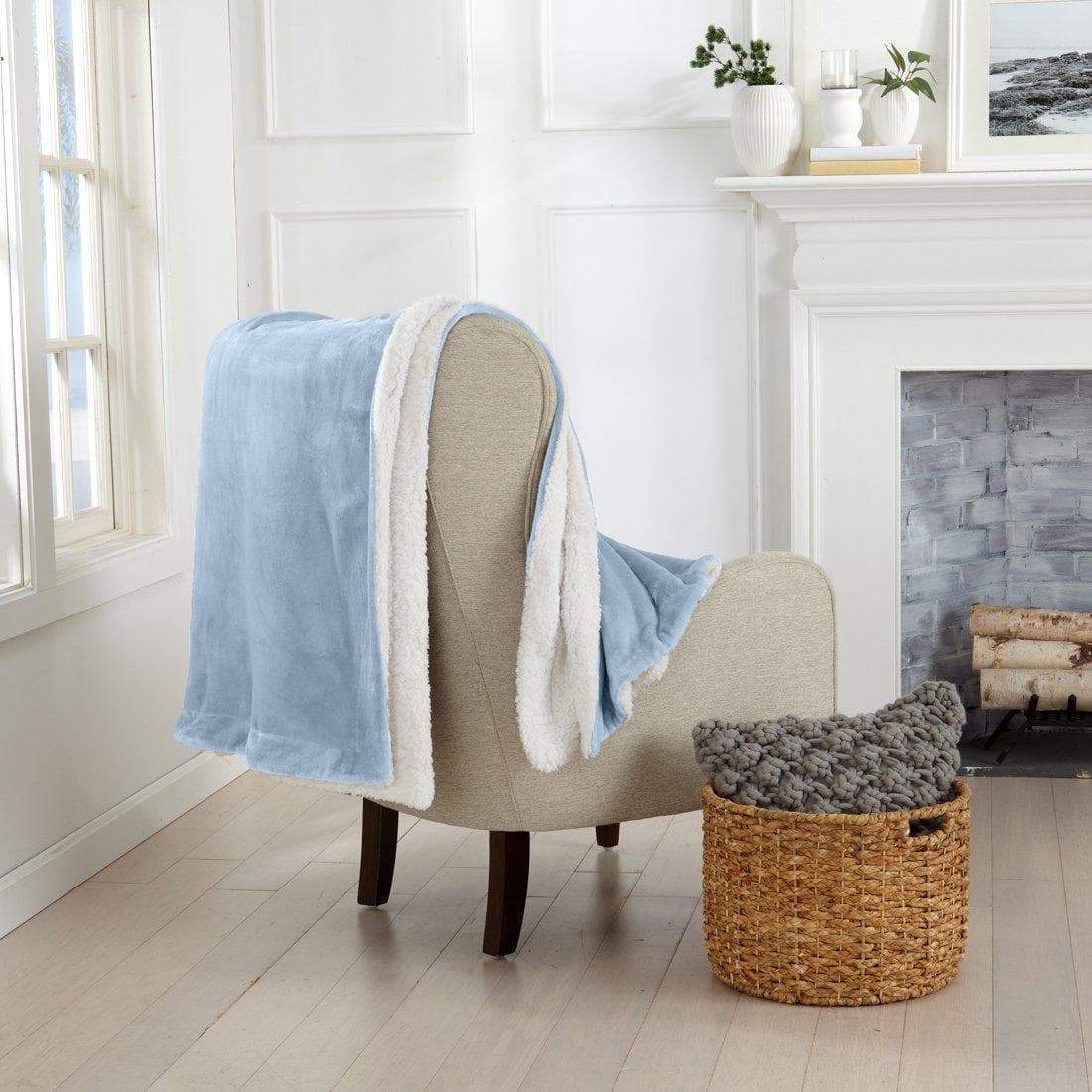 Velvet Plush Sherpa Blanket
