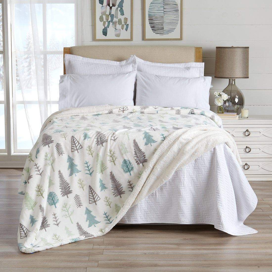 Velvet Plush Sherpa Blanket