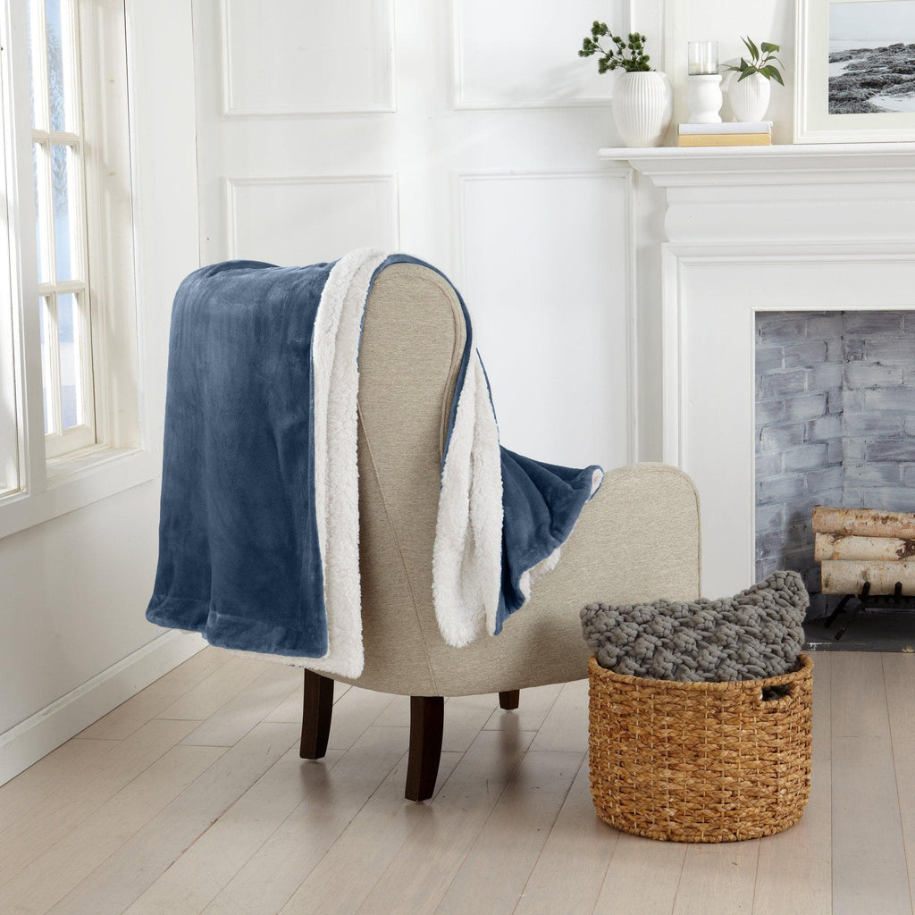 Velvet Plush Sherpa Blanket