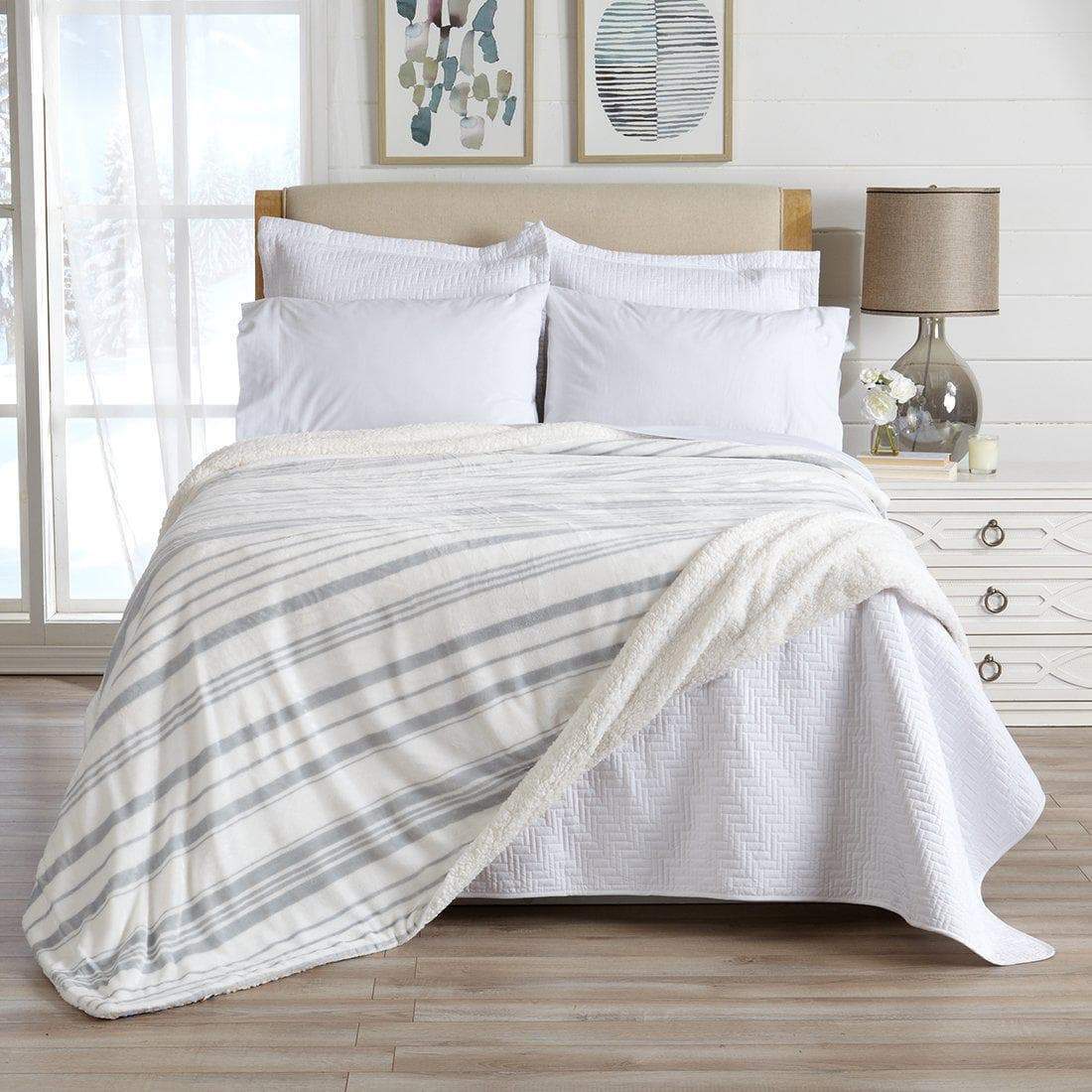 Velvet Plush Sherpa Blanket