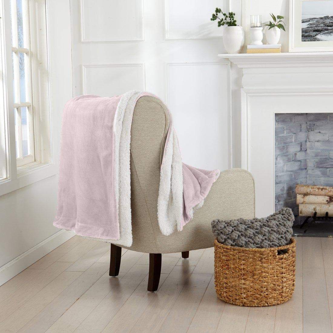 Velvet Plush Sherpa Blanket