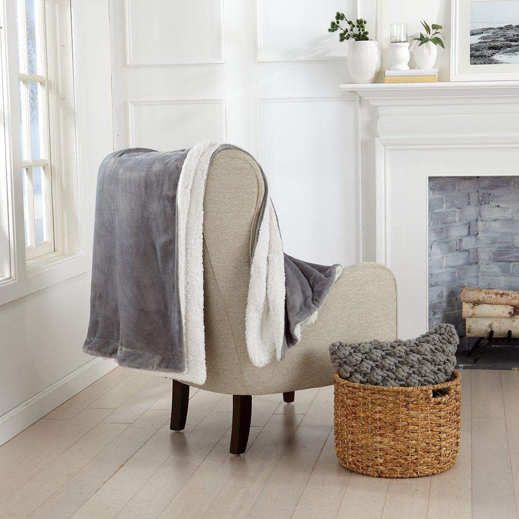 Velvet Plush Sherpa Blanket