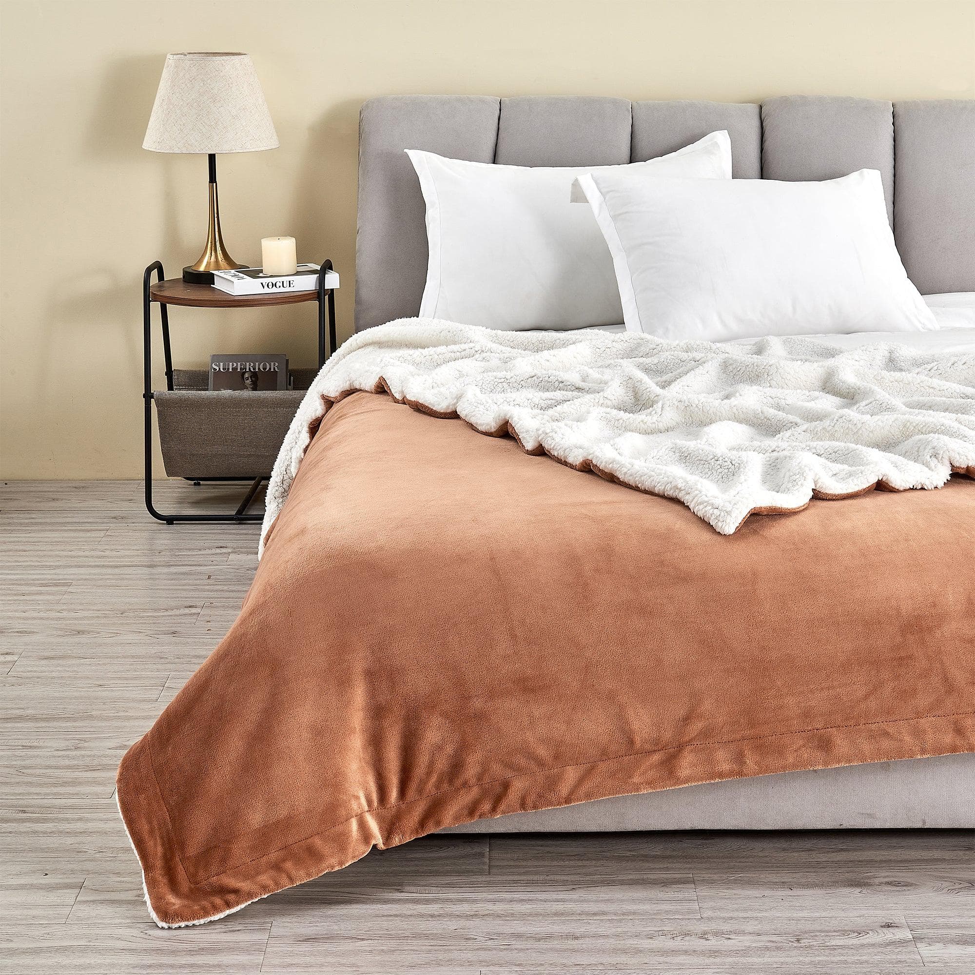 Velvet Plush Sherpa Blanket