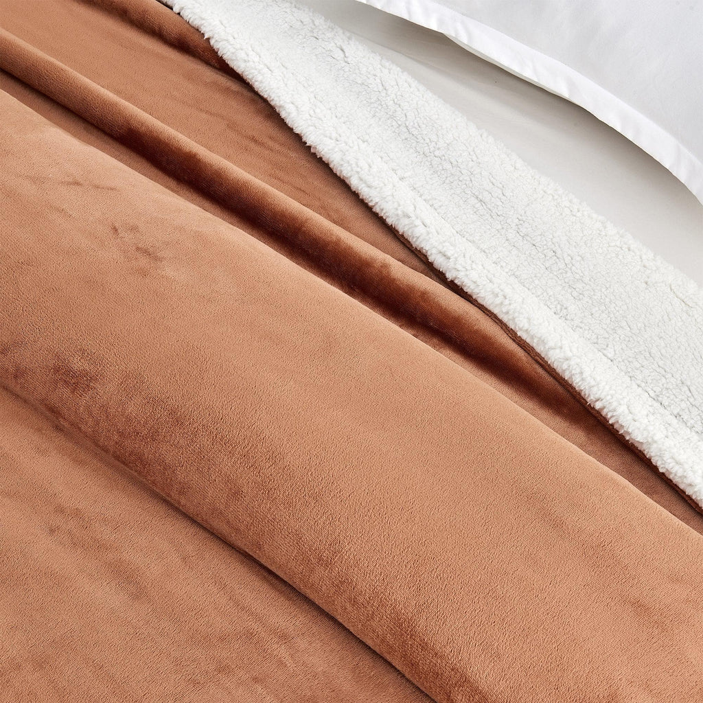 Velvet Plush Sherpa Blanket
