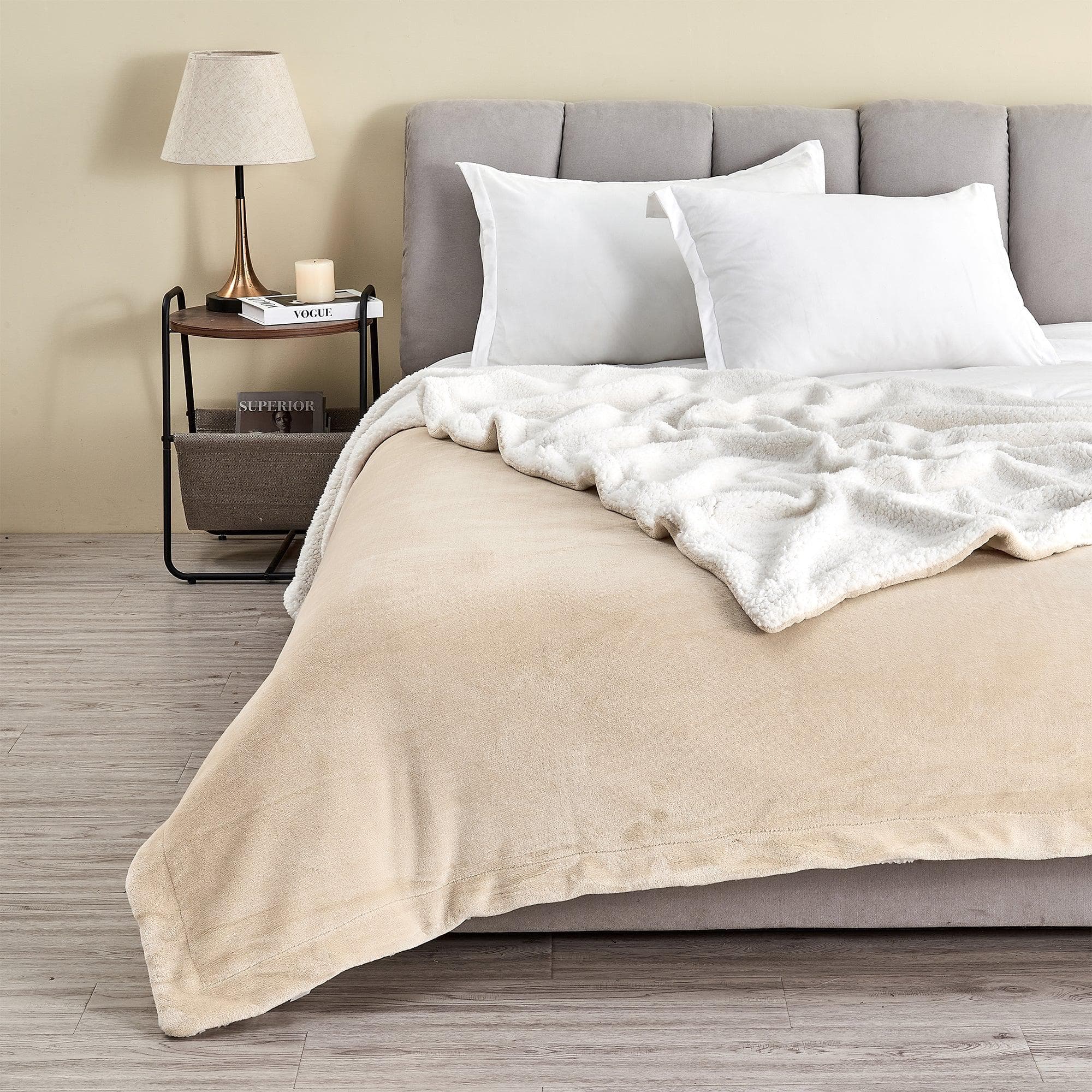Velvet Plush Sherpa Blanket