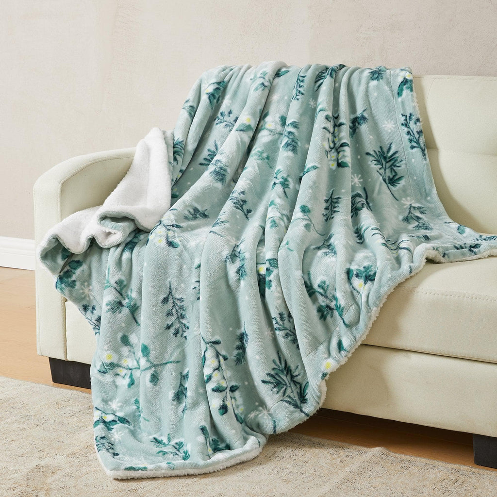 Velvet Plush Sherpa Blanket
