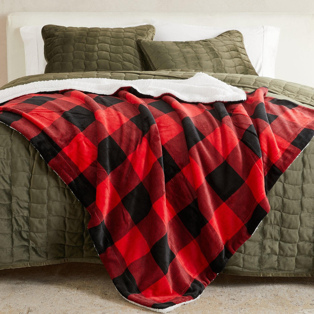 Velvet Plush Sherpa Blanket