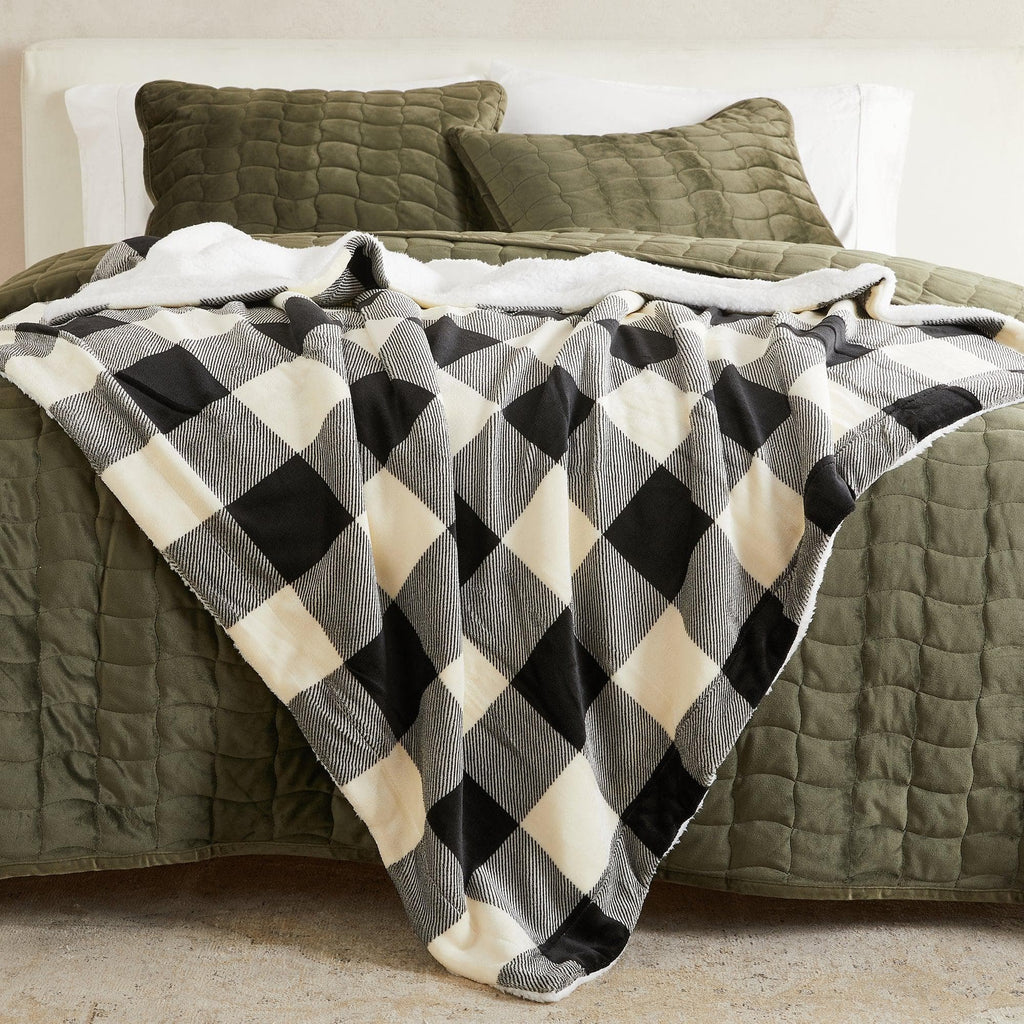 Velvet Plush Sherpa Blanket