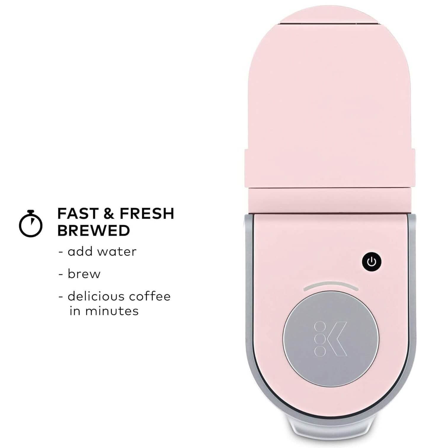 Keurig K-Mini Coffee Maker – Dusty Rose (Refurbished)