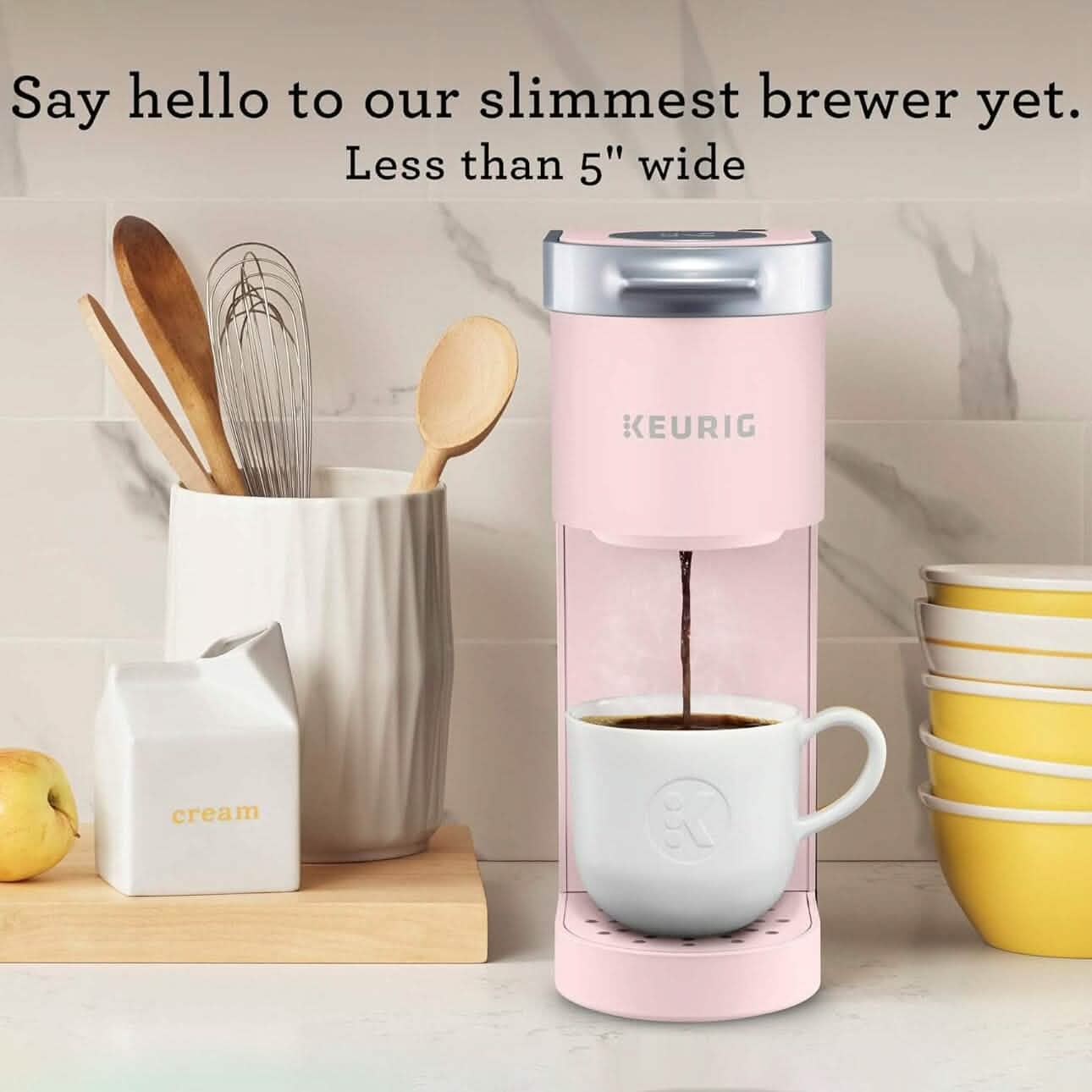 Keurig K-Mini Coffee Maker – Dusty Rose (Refurbished)