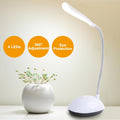 LED Desk Lamp with Adjustable Brightness & Flexible Neck