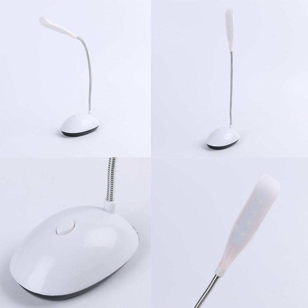 LED Desk Lamp with Adjustable Brightness & Flexible Neck